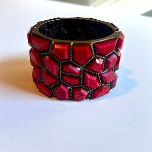 NWOT “PARKLANE” Stone Cuff Bracelet